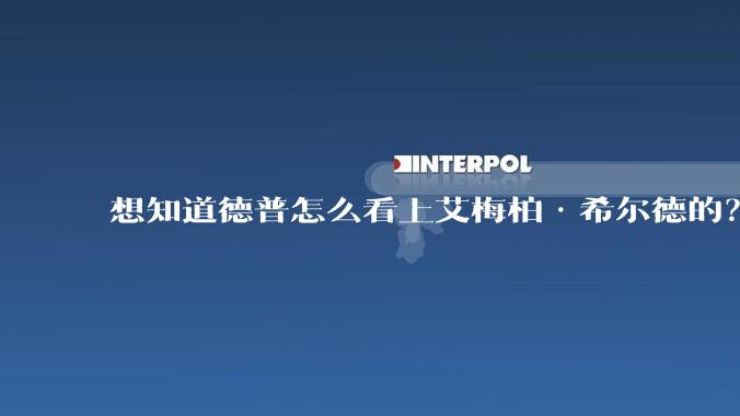想知道德普怎么看上艾梅柏·希尔德的?